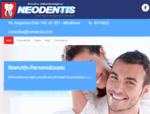 Tablet Screenshot of neodentis.com